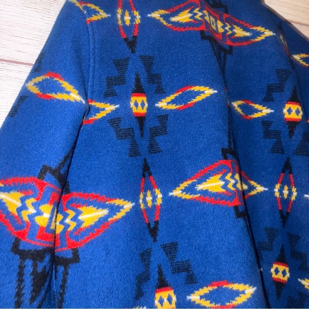 Pendleton Blue Multicolor Patterned Jacket - Picture 8 of 15